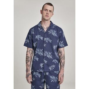 Pánska košeľa s krátkym rukávom URBAN CLASSICS Pattern Resort Shirt subtile floral Veľkosť: L, Pohlavie: pánske vyobraziť