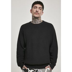 Pánsky sveter URBAN CLASSICS Cardigan Stitch black Veľkosť: XL, Pohlavie: pánske vyobraziť