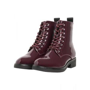 Dámske členkové topánky Urban Classics Lace Boot burgundy Veľkosť: 38 vyobraziť
