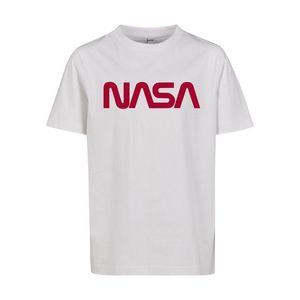 Detské tričko MR.TEE Kids NASA Worm Logo Tee Farba: white, Veľkosť: 146/152 vyobraziť