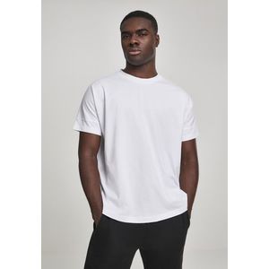 Pánske tričko URBAN CLASSICS Oversize Cut On Sleeve Tee white Veľkosť: XL, Pohlavie: pánske vyobraziť