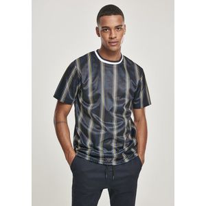 Pánske tričko SOUTHPOLE Thin Vertical Stripes AOP T-Shirt Farba: Navy, Veľkosť: L vyobraziť