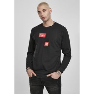 Pánske tričko s dlhým rukávom MR.TEE Fuck Off Split Longsleeve black Farba: black, Veľkosť: L vyobraziť