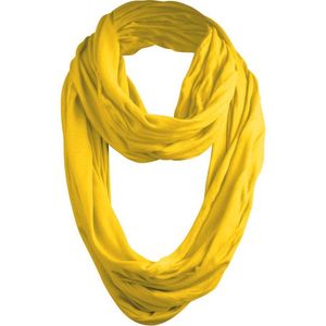 Šál MSTRDS Wrinkle Loop Scarf yellow vyobraziť