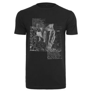 Pánske tričko MR.TEE Tupac Lyrics Tee black Farba: black, Veľkosť: XS vyobraziť