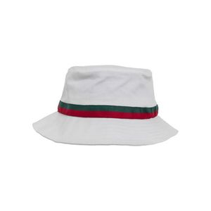 Klobúk Urban Classics Stripe Bucket Hat biely vyobraziť