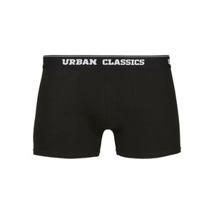 Pánske boxerky URBAN CLASSICS Men Boxer Shorts Double Pack black/charcoal Veľkosť: XL, Pohlavie: pánske vyobraziť