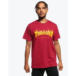 Pánske červené tričko Thrasher Flame logo Farba: Červená, Veľkosť: M vyobraziť