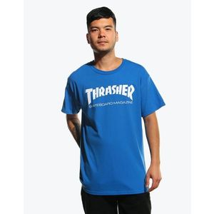 Pánske modré tričko Thrasher Skate Mag royal Farba: Modrá, Veľkosť: XL vyobraziť