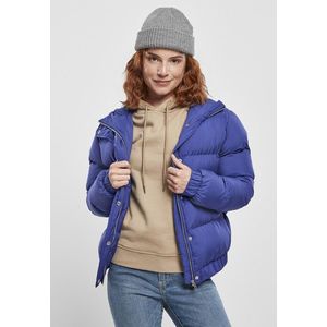 Dámska bunda Urban Classics Hooded Puffer bluepurple Pohlavie: dámske, Velikost: L vyobraziť