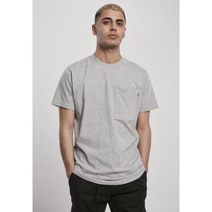 Pánske tričko URBAN CLASSICS Basic Pocket Tee grey Veľkosť: XL, Pohlavie: pánske vyobraziť