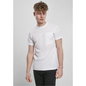 Pánske tričko URBAN CLASSICS Basic Pocket Tee white Veľkosť: XL, Pohlavie: pánske vyobraziť