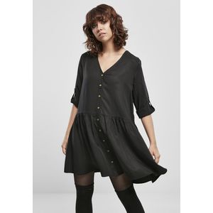 Dámske šaty Urban Classics Ladies Babydoll Shirt Dress Veľkosť: XL, Pohlavie: dámske vyobraziť
