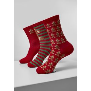 Ponožky Urban Classics Christmas Gingerbread Lurex 3-Pack veľkosť (EU): 35-38 vyobraziť