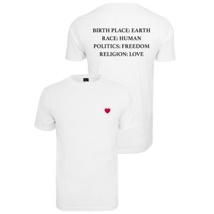 Dámske tričko MR.TEE Ladies Heart Tee Farba: white, Veľkosť: L vyobraziť