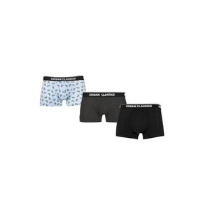 Pánske boxerky Urban Classics Boxer Shorts 3-Pack melon aop+cha+blk Veľkosť: L, Pohlavie: pánske vyobraziť
