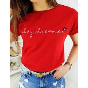 Červené dámske tričko DAY DREAMER RY1267 vyobraziť