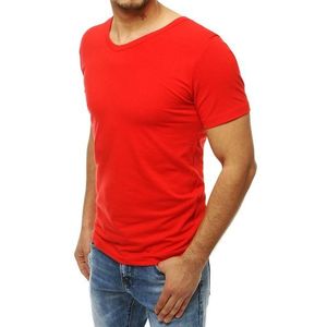Červené pánske tričko s výstrihom RX4116 vyobraziť
