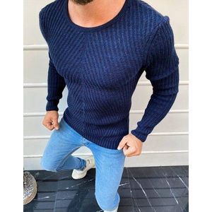 Modrý pánsky sveter WX1602 vyobraziť