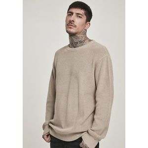 Urban Classics Cardigan Stitch Sweater darksand - S vyobraziť