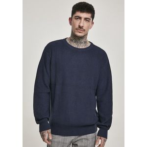 Urban Classics Cardigan Stitch Sweater midnightnavy - S vyobraziť