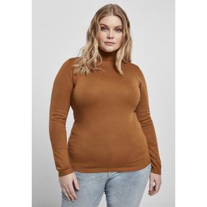 Urban Classics Ladies Basic Turtleneck Sweater toffee - XXL vyobraziť
