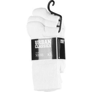 Urban Classics Sport Socks 3-Pack white - 39–42 vyobraziť