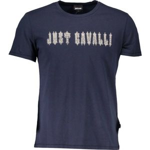Just Cavalli pánske tričko Farba: Modrá, Veľkosť: XL vyobraziť