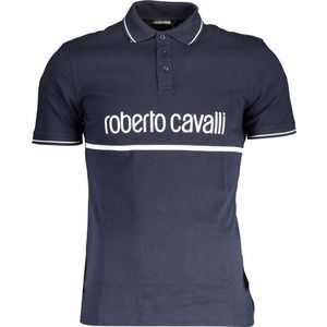 Roberto Cavalli pánska polokošeľa Farba: Modrá, Veľkosť: XL vyobraziť