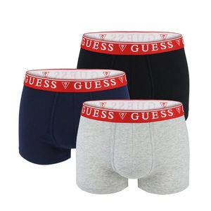 GUESS - 3PACK cotton stretch color boxerky s červeným pásom -XL (90-95 cm) vyobraziť