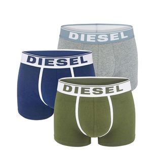 DIESEL - 3PACK cotton stretch army green & blue boxerky - limitovaná edícia -XL (90-95 cm) vyobraziť