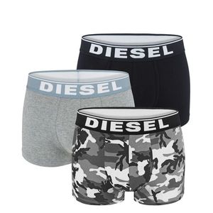 DIESEL - 3PACK cotton stretch camo gray & black boxerky - limitovaná edícia -L (84-89 cm) vyobraziť