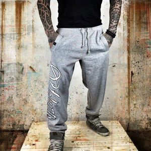 Yakuza tepláky pánske Lettering Joggers JOB 7040 light grey melange - XL / šedá vyobraziť