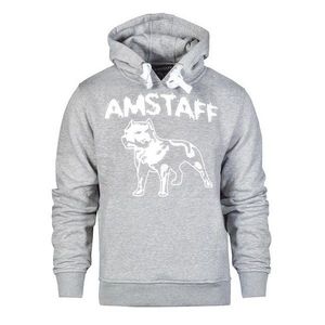 Amstaff Logo Hoodie - grau - XL vyobraziť