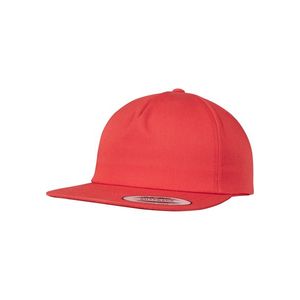 Urban Classics Unstructured 5-Panel Snapback red - One Size vyobraziť