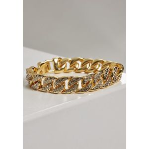 Urban Classics Big Bracelet With Stones gold - L/XL vyobraziť