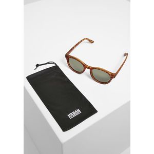 Urban Classics Sunglasses Sunrise UC brown leo/green - One Size vyobraziť