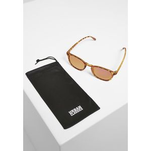 Urban Classics Sunglasses Arthur UC brown leo/rosé - One Size vyobraziť