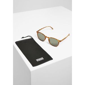 Urban Classics Sunglasses Arthur UC brown leo/green - One Size vyobraziť