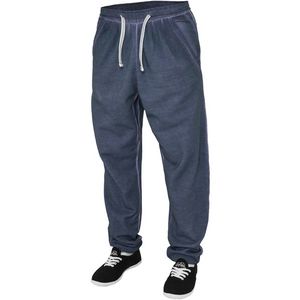 Urban Classics Ladies Spray Dye Sweatpant denimblue - L vyobraziť