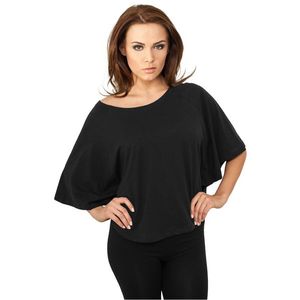 Urban Classics Ladies Bat Slub Tee black - XL vyobraziť