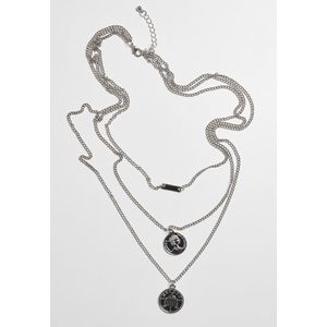 Urban Classics Amanda Layering Necklace silver - One Size vyobraziť