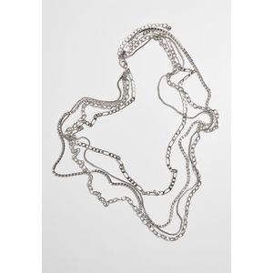 Urban Classics Valeria Layering Necklace silver - One Size vyobraziť