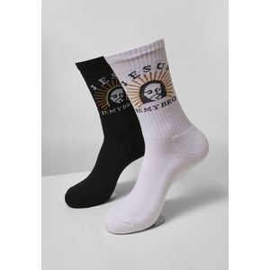 Mister Tee Jesus Is My Bro Socks 2-Pack black/white - 43-46 vyobraziť