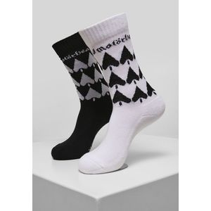 Urban Classics Metchcode Mot?rhead Socks 2-Pack black/white - 43-46 vyobraziť