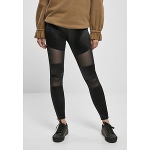 Urban Classics Ladies Shiny Tech Mesh Leggings black - 3XL vyobraziť