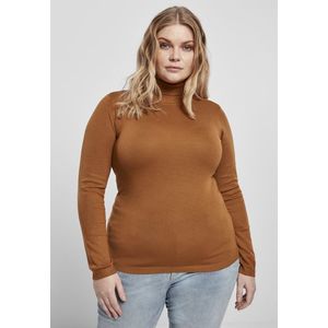 Urban Classics Ladies Basic Turtleneck Sweater toffee - 3XL vyobraziť