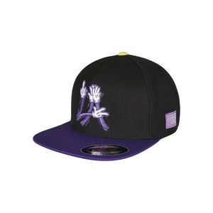Urban Classics WL LA FC Cap black/purple - One Size vyobraziť