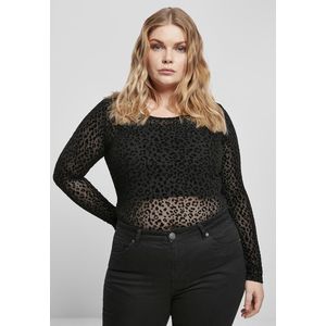 Urban Classics Ladies Flock Lace Body black - 3XL vyobraziť