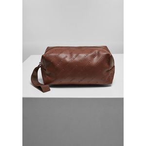 Urban Classics Imitation Leather Cosmetic Pouch brown - One Size vyobraziť